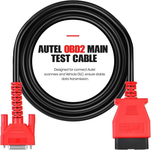 Autel Original Main Test Cable, 16 Pin OBD2 Diagnostic Test Cable, Work with Autel Wired Scanner MK808S MK808 MX808S MX808 MP808S MP808 DS808K DS808 DS708 MS906 IM508 IM508S IM508 PRO in Saudi Arabia