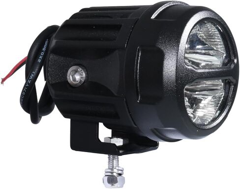 ضوء عمل للدراجات النارية LED مستدير 3 بوصات للطرق الوعرة، 20 وات 2000 لومن ضوء خندق مساعد، EMC مدمج، IP67 مصباح LED مقاوم للماء، لمقطورة قارب شاحنة ATV UTV 4x4، حزمة من 2 in Kuwait