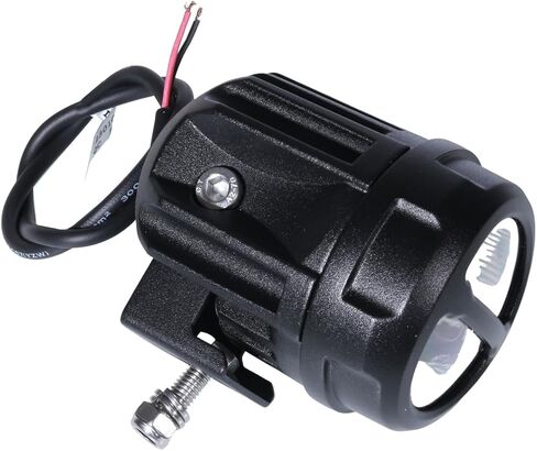 ضوء عمل للدراجات النارية LED مستدير 3 بوصات للطرق الوعرة، 20 وات 2000 لومن ضوء خندق مساعد، EMC مدمج، IP67 مصباح LED مقاوم للماء، لمقطورة قارب شاحنة ATV UTV 4x4، حزمة من 2 in Kuwait