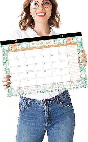 تقويم المكتب 2022-2023: الصفحات الشهرية 17 × 11-1/2 بوصة تعمل للعام 2022-2023 يمكن استخدام تقويم المكتب/الحائط الشهري طوال عام 2022 in Kuwait