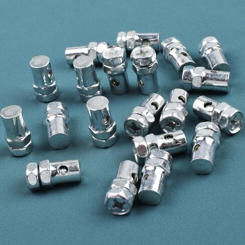 20 قطعة 1/8 بوصة كابل خانق عالمي ينتهي بمشابك إيقاف طقم إصلاح القفل لدراجة نارية Go Kart جزازة العشب بمحرك دراجة دراجة سكوتر أجزاء جرار الحديقة فضية in Kuwait