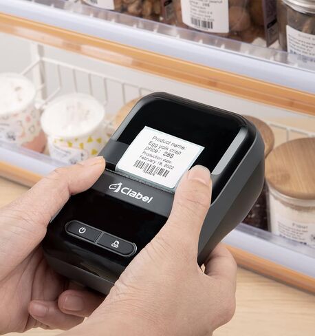 ملصق حراري CLABEL لصانع الملصقات 220B/221B/230B، ملصقات لاصقة مقاس 1.57 بوصة × 1.18 بوصة (40 × 30 مم)، مقاومة للماء، ومقاومة للزيوت، ومضادة للاحتكاك، 200 ملصق/لفة، 6 لفات (أسود على أبيض)، UPS، شوبيفي in Kuwait