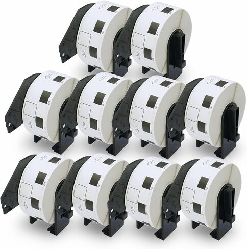 BETCKEY - Compatible Square Labels Replacement for Brother DK-1221 (0.9 in x 0.9 in), Use with Brother QL Label Printers [1 Roll/1000 Labels] in Saudi Arabia