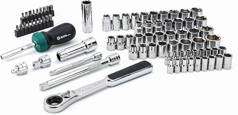 مجموعة مقابس ساتا 80 قطعة 1/4 بوصة، 3/8 بوصة - ST09135U-02 in Kuwait