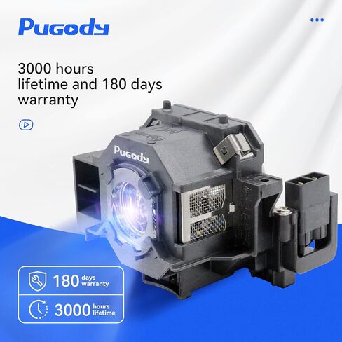 ELPLP41 V13H010L41 لمبة مصباح بروجيكتور بديلة للسينما المنزلية Epson Powerlite 700 78 W6 EMP-260 77C S5 S52 X5 X52 X6 S6 EX21 EX30 EX50 EX70 H283A H284A EB-S62 S6LU TW420 X62 X6LU EH-TW420 in Saudi Arabia