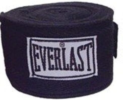 Everlast Worldwide 108-Inch Hand Wrap (Black) in Saudi Arabia