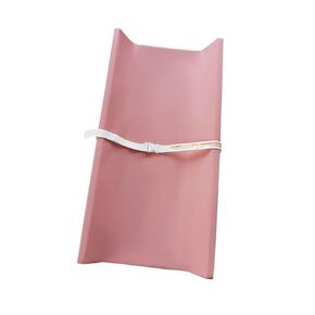 Baby Diaper Changing Pad PU Leather Diaper Changer Mat with Fixing Belt Water Proofing Design for Dressers