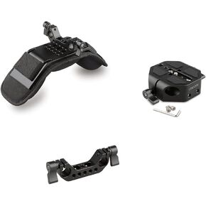 CAMVATE Shoulder Mount/Shoulder Pad + 15mm Rod Clamp + 15mm Rod Type Universal Baseplate