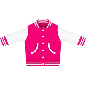 Creative Knitwear College Baby Varsity Bomber Jacket Lightweight - Multiple Colors, Unisex, (0 Months - 8 Years)