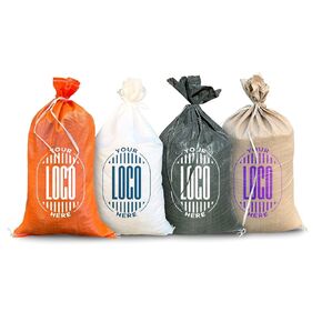 Sandbaggy Custom Printed Sandbags for Flooding - Size: 14-inch x 26-inch - Empty Woven Polypropylene (14" x 26", Orange, 50)