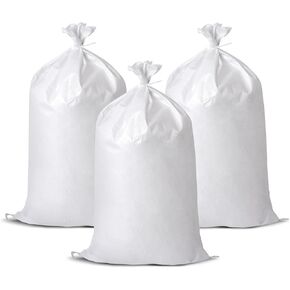 20 Pack Heavy Duty Sand Bags, (14" X 26"), Used for Flooding, Builders, Garden Waste, Grain Storage and Cargo Handling