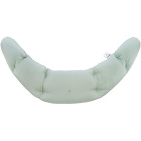 Parker Baby Co. The Croissant Pregnancy Pillow | Innovative Design w/Buckwheat Filling for Comfort & Durability | Soft & Comfy Maternity Pillow | Sleep Support for Pregnant Women | Sage