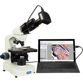 OMAX 40X-2000X USB3 5MP Binocular Lab Compound Siedentopf LED Microscope with Kohler Illumination