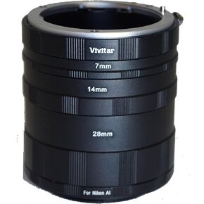 Vivitar Macro Manual Extension Tube Set (for Canon EOS Cameras)