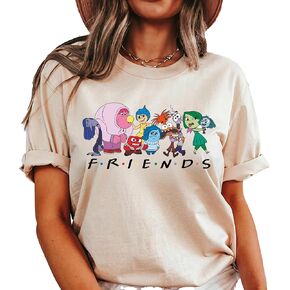 Inside Out 2 Character T-Shirt, Mental Health Shirt, Friends & Emotions Shirts - Kids & Adult Multi