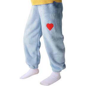 Kids Fleece Sweatpants Soft Valentines Joggers Pants Heart High Elastic Waist Sweatpants Pull on Youth Joggers 2-8 Years