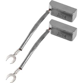 2pcs 12mm x 12mm x 32mm Carbon Brush - For J204 Generator Electric Motor Alternator - With Copper Wire Electrical Spare Part Accessories Graphite Brushes Set Replacement Electronic Power Tool