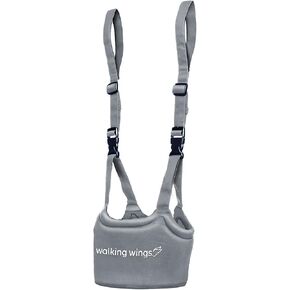 Upspring Baby Walking Wings Learn to Walk Assistant, Gray, Handheld Baby Walker Harness for Babies and Toddlers