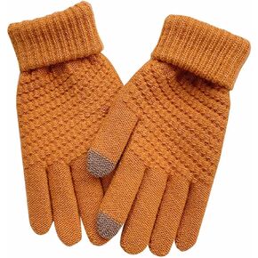 Kids Children Winter Knitted Black Stretch Gloves School Cold Proof Plush Thickened Christmas Gloves Mitten