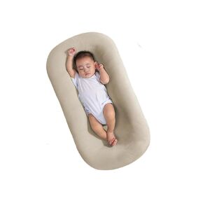 Baby Lounger 0-24 Months, Soft Bionic Design Newborn Infant Lounger for Home and Travel (Apricot Baby Lounger)