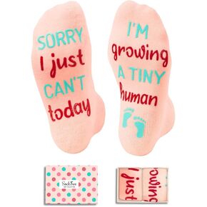sockfun Pregnant Mom Gifts for Pregnant Women Pregnancy Gifts for New Mom Mom to Be Gift, Mom Socks Hospital Socks for Labor and Delivery
