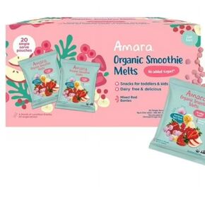 Amara Organic Smoothie Melts, 0.2 Ounce Bags, (20 Count)