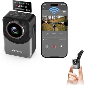 1296P Mini Body Camera，Hidden Body Cam Support 512GB Memory Card, 6-Hour Battery, Wearable Cameras for Security, Patrol, Work Evidence & Travel Recording