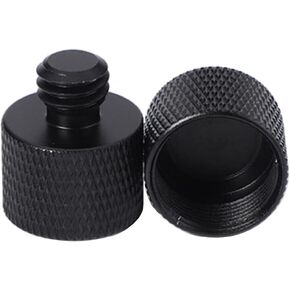2X Mic Stand Adapter 5/8 Female to 3/8 Male Screw for Microphone Mount & Stand