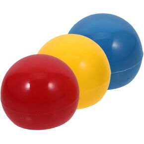 HOMSFOU 3Pcs Adorable Round Ball Shaped Decorative Cabinet Handles for Rooms Easy to Install Drawer Pulls for Storage Boxes and Fun Nursery Decor Sturdy and Versatile