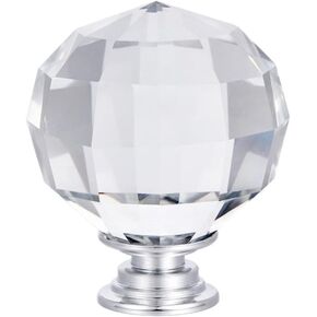 Crystal Cabinet Knobs Crystal Knobs Crystal Knobs For Dresser Drawers Clear Knobs Simple Atmosphere Cabinet Handle Bathroom Kitchen Accessories Closet Decor Suitable For Various Furniture Styles