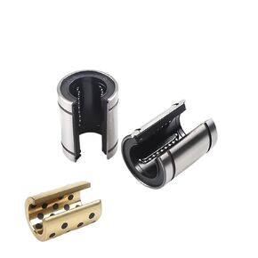 4/10PCS Graphite Copper Sleeve Linear Bearing Open Sliding Motion Bearings LM10UU LM12UU LM13UU LM16UU 20 25 30 35 40 50 60UU(LM30UUOP 30X45X64,4Pcs)