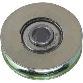 6.4x32x8mm U-Slot Coated Pulley Ball Track Guide Bearings for Industrial