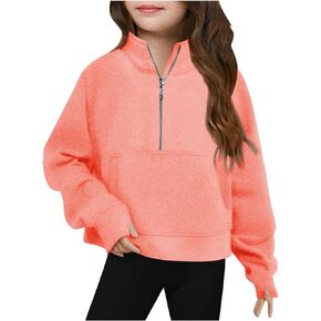 Girls Long Sleeve Tops Size 10-12, Girls Tunic Tops Size 10-12, Girl's Long Sleeve T Shirts Basic Cozy Soft T-Shirts
