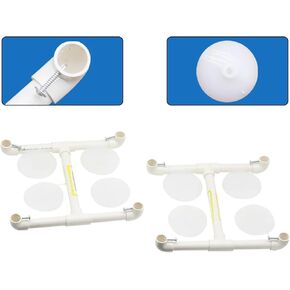 LED LCD TV Screen Remove Repair Tool Silicone Vacuum Suction Cup Support Connector 32-65 Inch Maintenance Device For Beginnners DIY Use(PVC40 6supports)