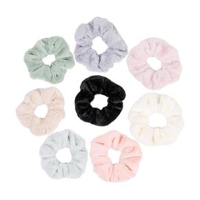 8 Pcs Towel Scrunchies for Wet Hair, Kitsch Towel Scrunchies, Soft Thick Fuzzy Scrunchy Ponytail Holder Hair Ties for Wet and Dry