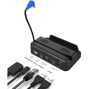 Multifunctional Heat Dissipation Docking Station USB 3.0 HD 2.0 4K 60Hz 5 in 1 Accessories Lightweight Compatible for Steam Deck