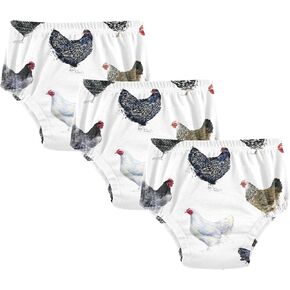 Toddler Potty Training Underwear Cotton Absorbent Soft Baby Girl Boy Potty Training Pant 2T-5T