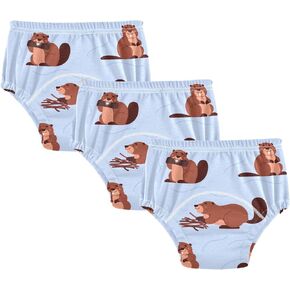Toddler Potty Training Underwear Cotton Absorbent Soft Baby Girl Boy Potty Training Pant 2T-5T