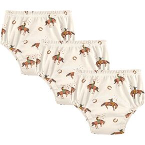 Toddler Potty Training Underwear Cotton Absorbent Soft Baby Girl Boy Potty Training Pant 2T-5T