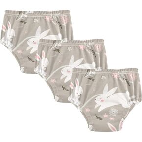 Toddler Potty Training Underwear Cotton Absorbent Soft Baby Girl Boy Potty Training Pant 2T-5T