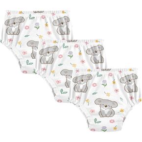 Toddler Potty Training Underwear Cotton Absorbent Soft Baby Girl Boy Potty Training Pant 2T-5T
