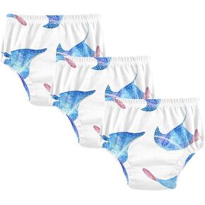 Toddler Potty Training Underwear Cotton Absorbent Soft Baby Girl Boy Potty Training Pant 2T-5T