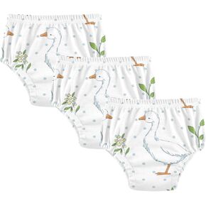 Toddler Potty Training Underwear Cotton Absorbent Soft Baby Girl Boy Potty Training Pant 2T-5T