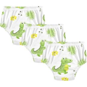 Toddler Potty Training Underwear Cotton Absorbent Soft Baby Girl Boy Potty Training Pant 2T-5T