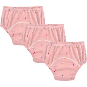 Toddler Potty Training Underwear Cotton Absorbent Soft Baby Girl Boy Potty Training Pant 2T-5T