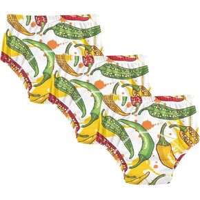 Toddler Potty Training Underwear Cotton Absorbent Soft Baby Girl Boy Potty Training Pant 2T-5T