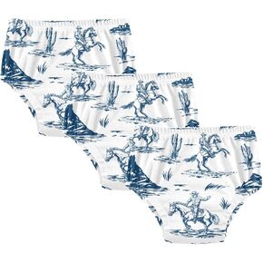 Toddler Potty Training Underwear Cotton Absorbent Soft Baby Girl Boy Potty Training Pant 2T-5T