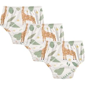 Toddler Potty Training Underwear Cotton Absorbent Soft Baby Girl Boy Potty Training Pant 2T-5T