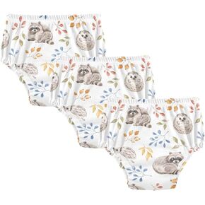 Toddler Potty Training Underwear Cotton Absorbent Soft Baby Girl Boy Potty Training Pant 2T-5T
