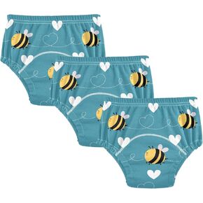 Toddler Potty Training Underwear Cotton Absorbent Soft Baby Girl Boy Potty Training Pant 2T-5T